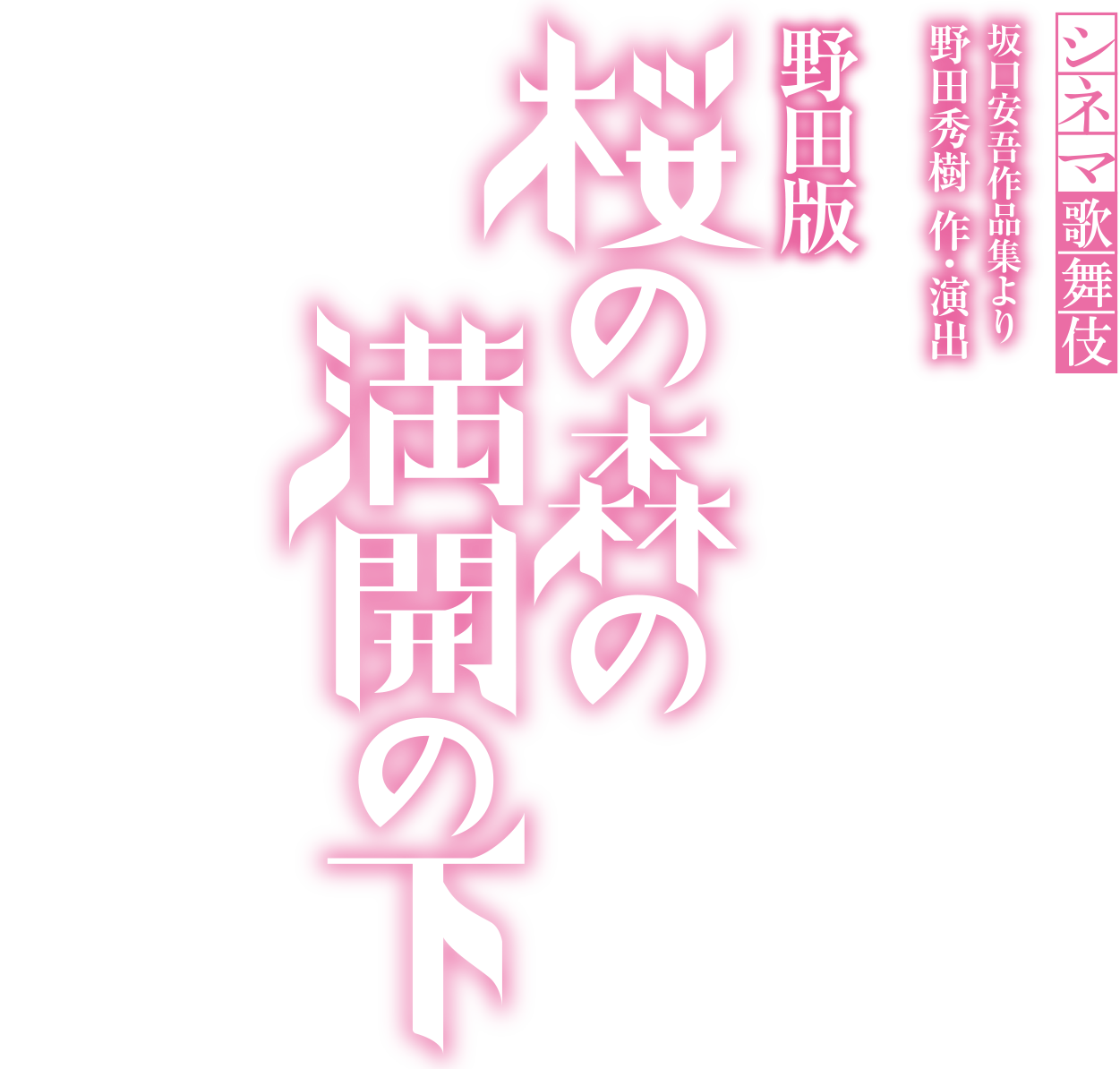 シネマ歌舞伎 坂口安吾作品集より 野田秀樹 作・演出「野田版 桜の森の満開の下」　2019年4月5日（金）全国公開