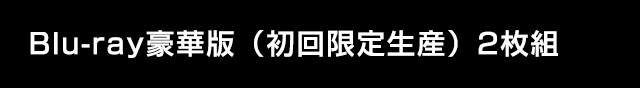 Blu-ray豪華版（初回限定生産）2枚組