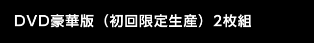 DVD豪華版（初回限定生産）2枚組