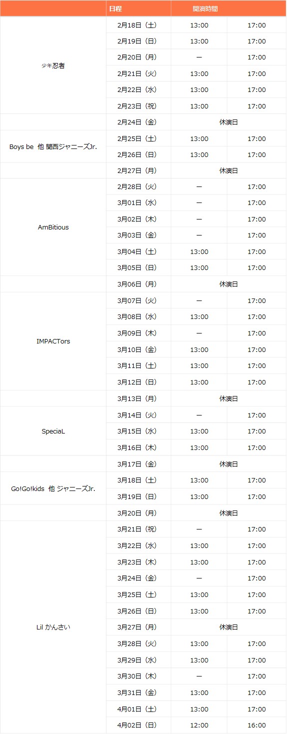 春松竹 3/19 2部 関西Jr.『春のSHOW合戦』@大阪松竹座 | いくら☆嵐と